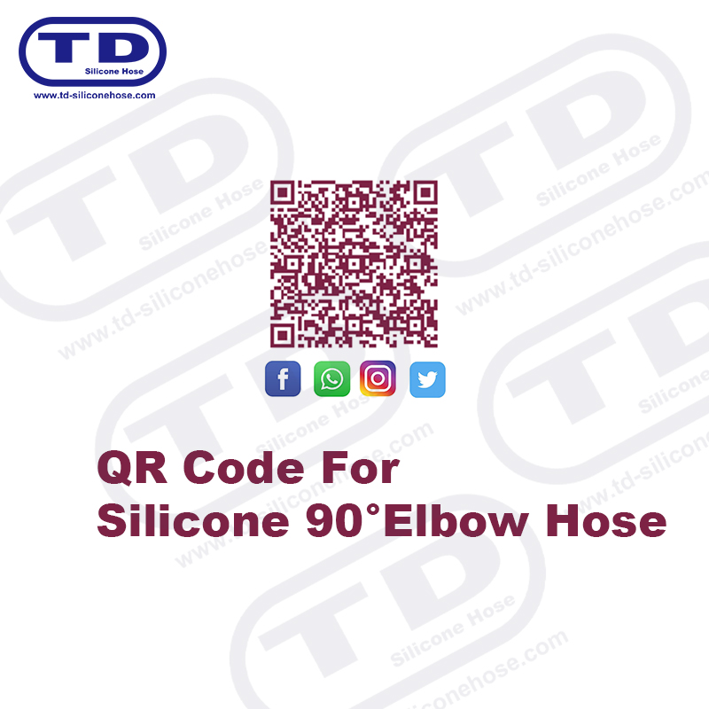Silikone 90 ° albue slange