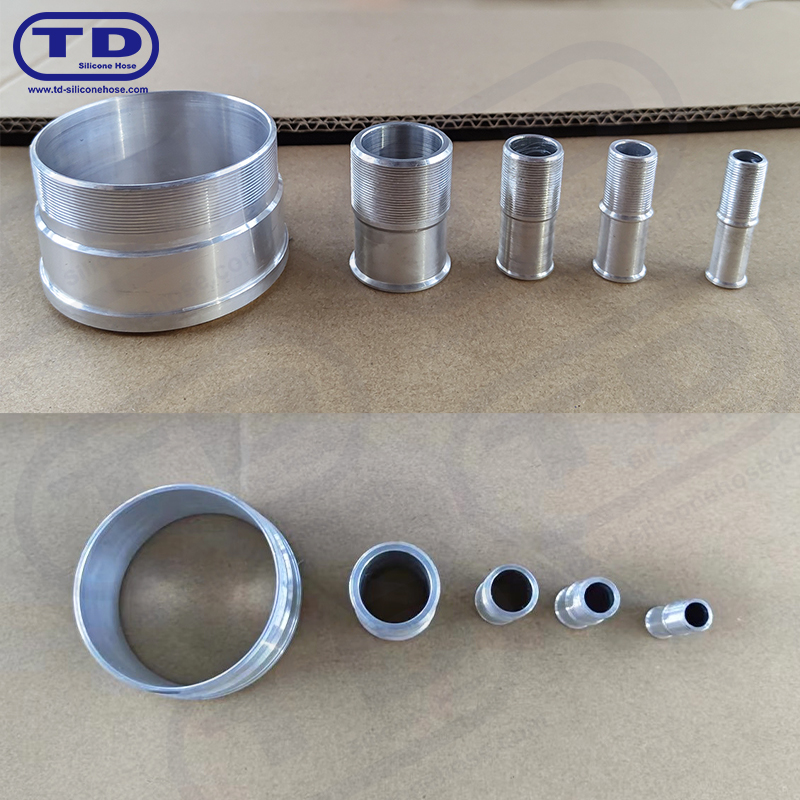 Aluminiumsmontering til silikonslange